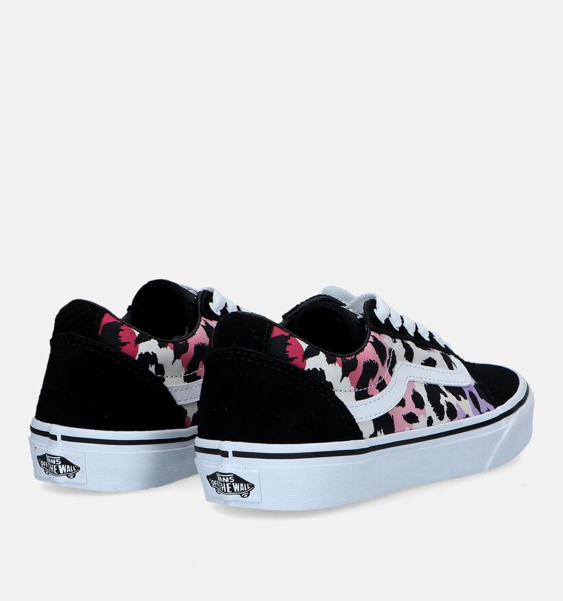 Vans Ward Animal Gradient Zwarte Skate sneakers voor meisjes (327968)