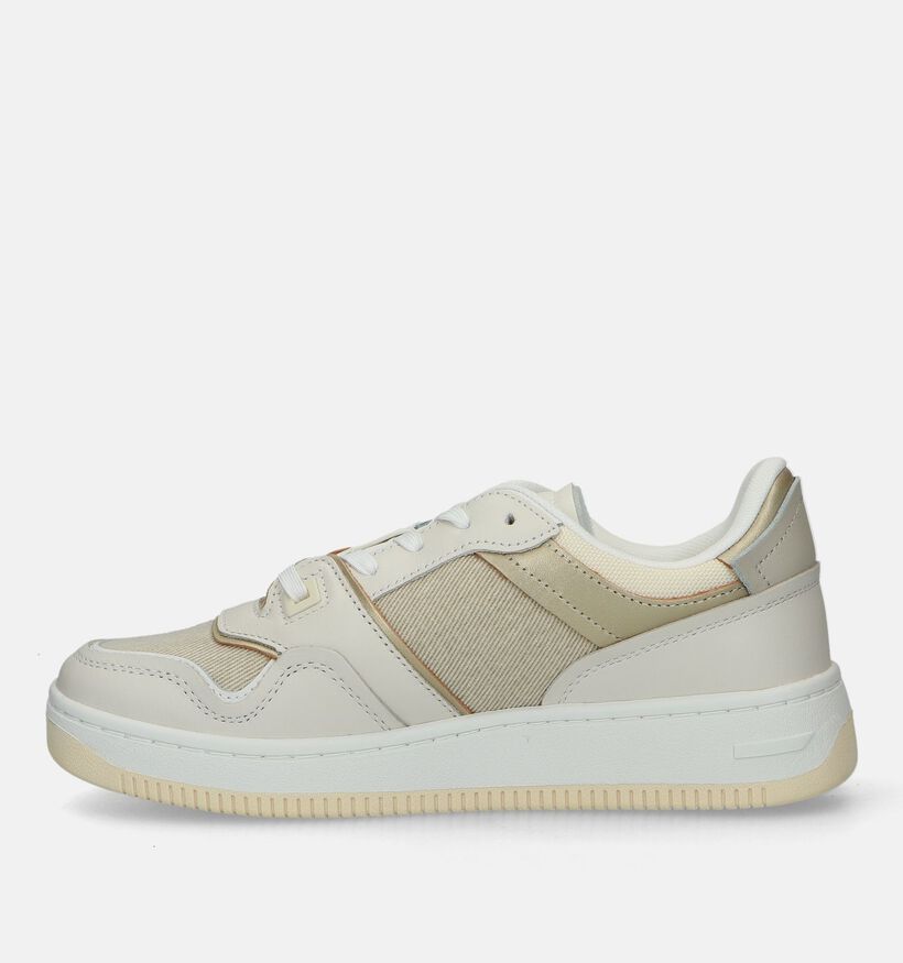 Tommy Hilfiger Retro Ecru Sneakers voor dames (326166) - geschikt voor steunzolen