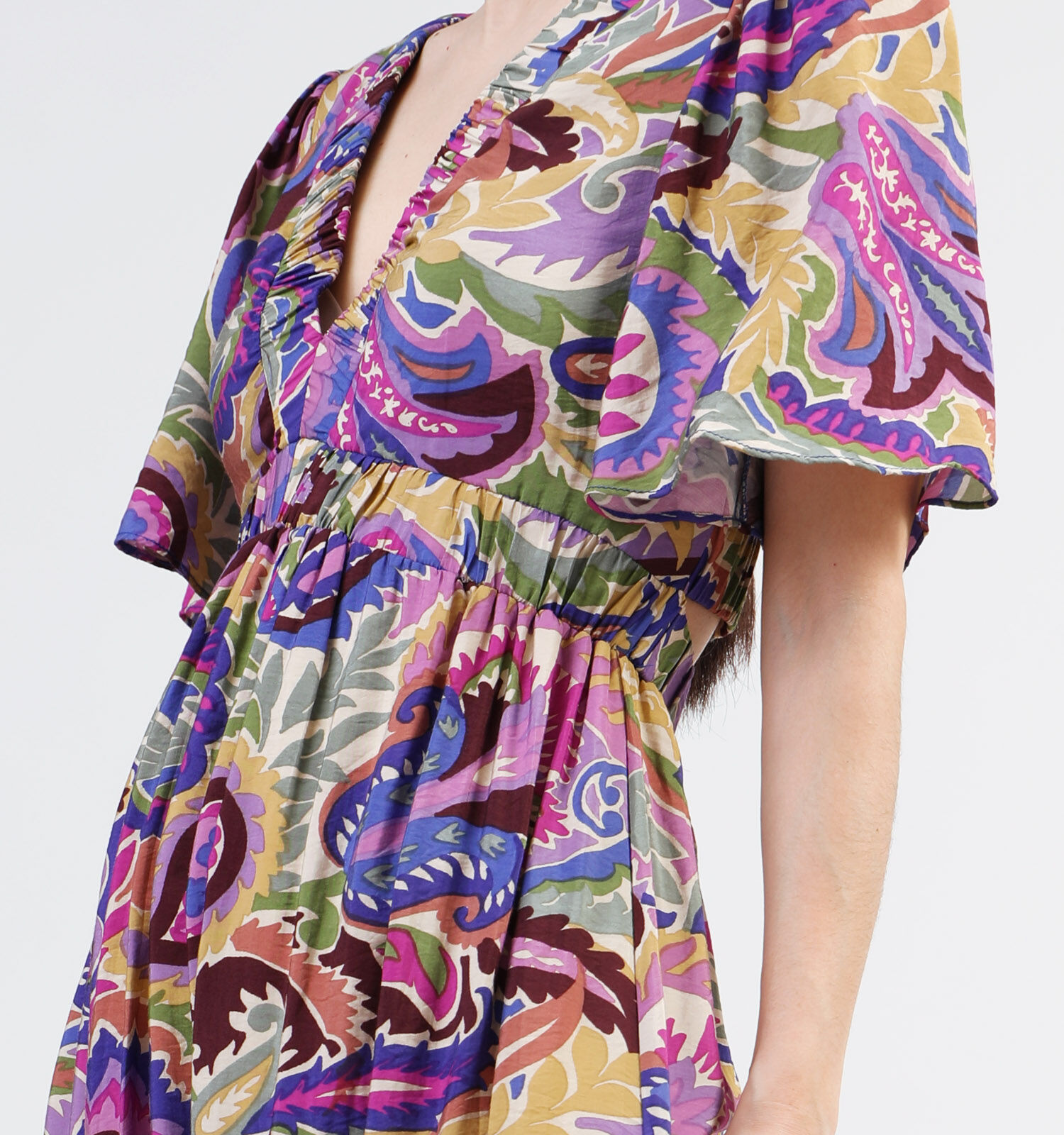Orfeo Lona Robe longue en Mauve Femmes Robes en ligne sur TORFS.BE