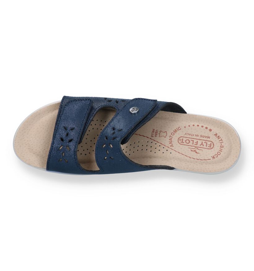 Fly Flot Blauwe Slippers voor dames (334565)