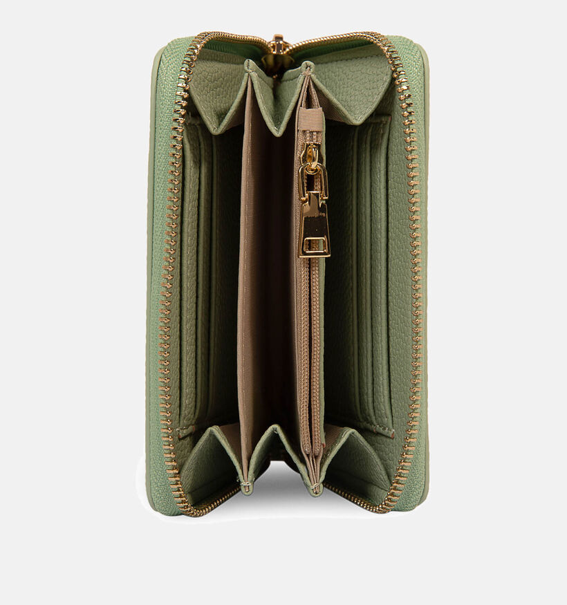Laurent David Estee Porte-monnaie zippé en Vert pour femmes (357968)