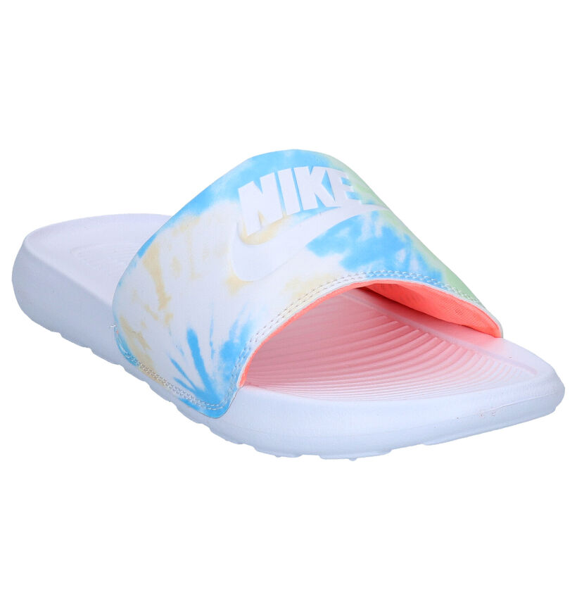 Nike Victori Print Nu-pieds en Blanc en synthétique (290946)