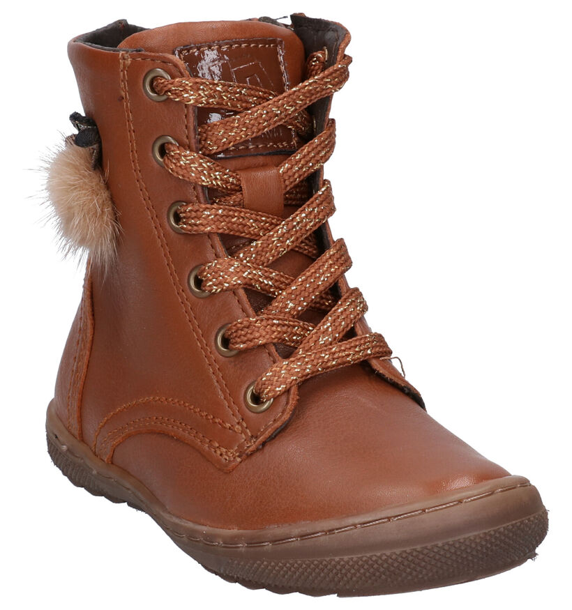 Little David Valencia 2 Cognac Boots in leer (261295)