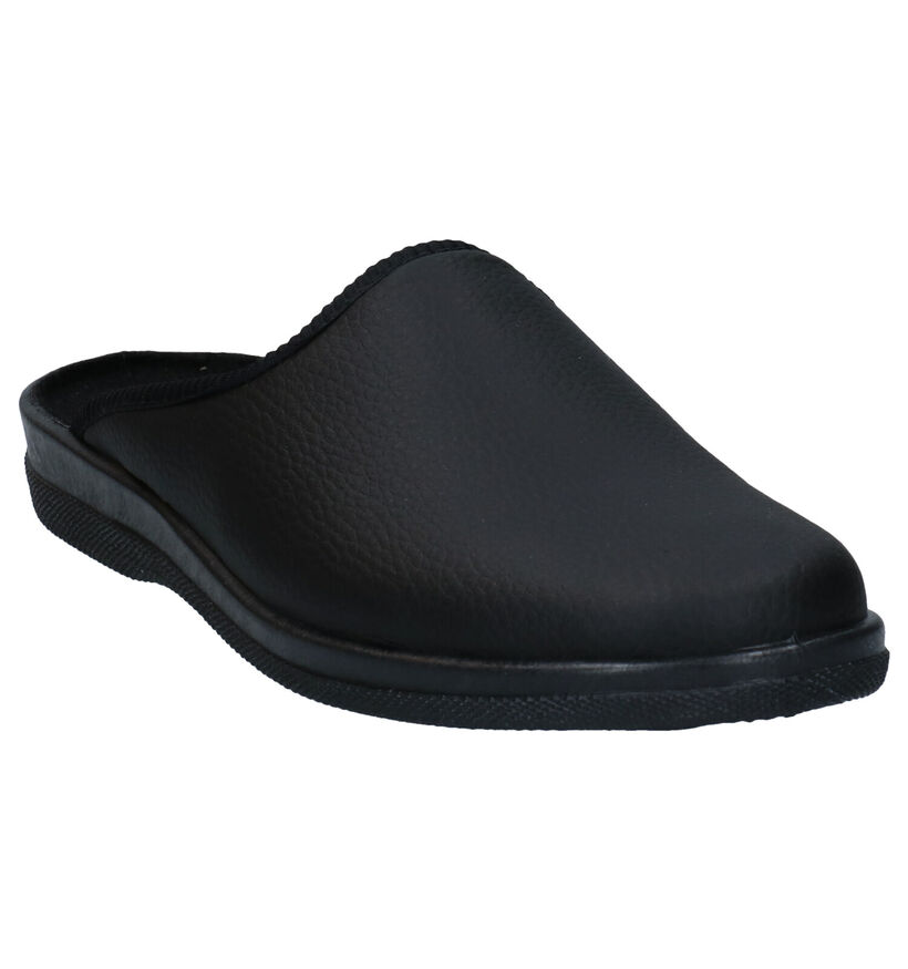 Slippers Comfort Zwarte Pantoffels voor heren (143258)