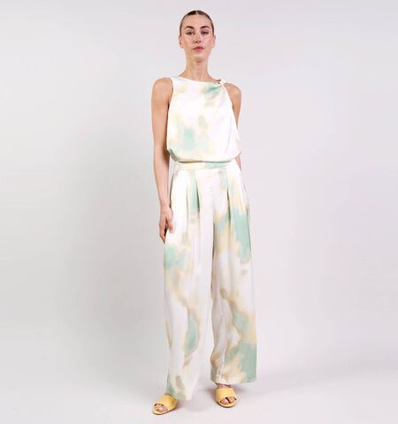 Vero Moda Pantalons Blanc