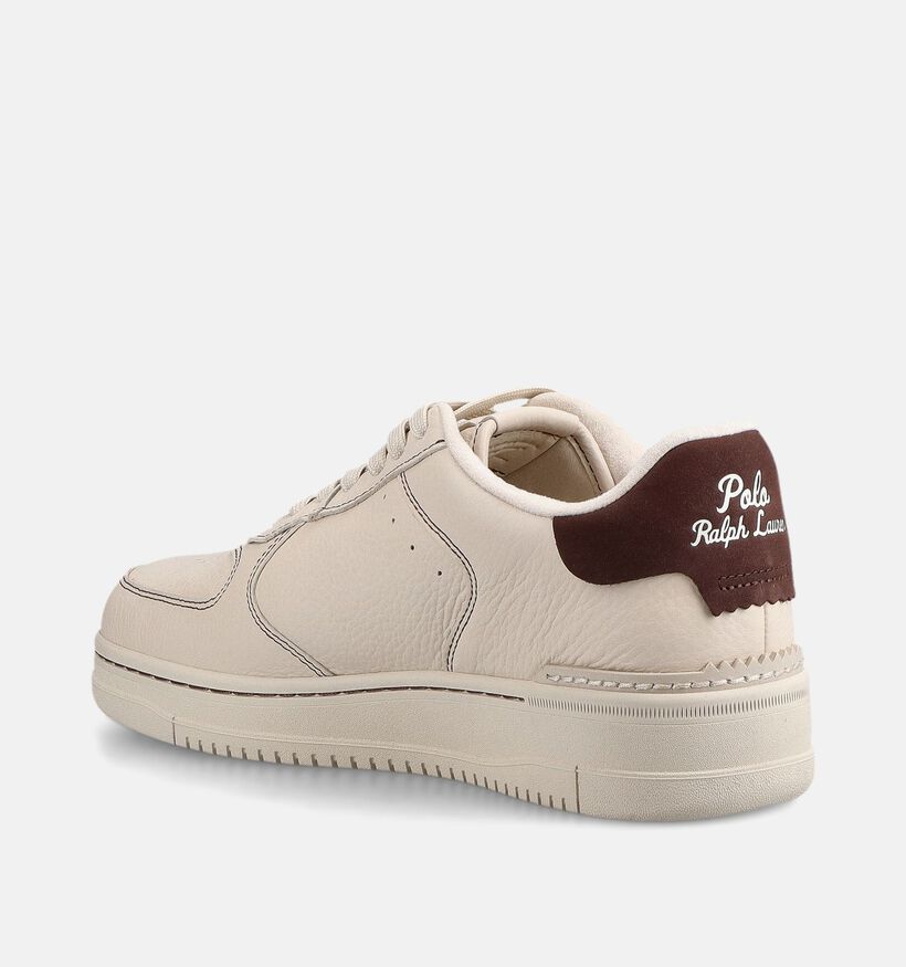 Polo Ralph Lauren Masters Ecru Sneakers voor heren (377253) - geschikt voor steunzolen