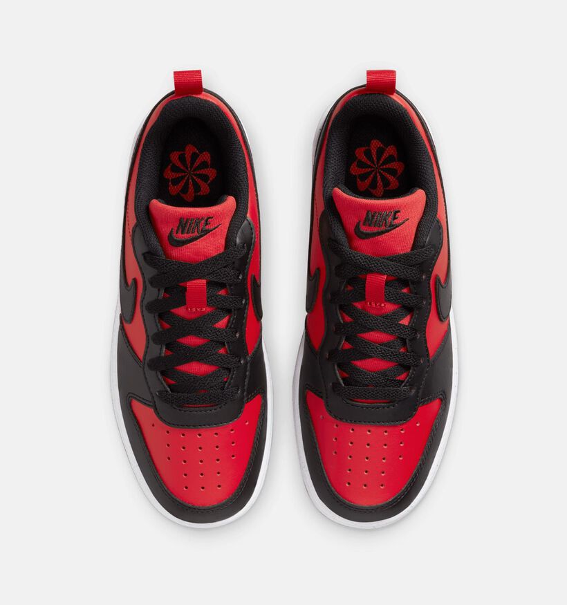 Nike Court Borough LOW GS Baskets en Noir pour filles, garçons (347945)