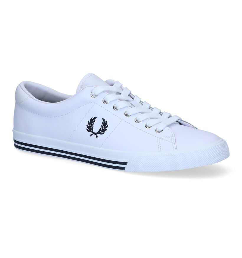 Fred Perry Underspin Baskets en Blanc pour hommes (309472)