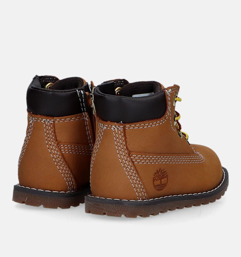 Timberland Pokey Pine 6IN BOOT Cognac Bottines voor jongens, meisjes (329073) - geschikt voor steunzolen