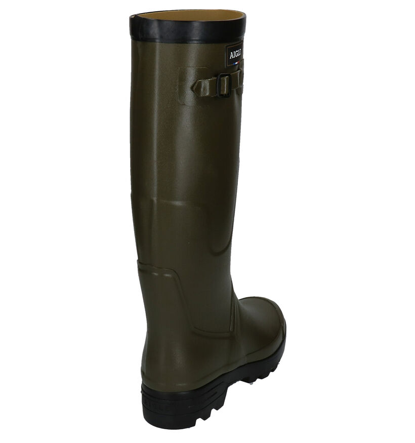 Aigle Benyl Bottes de pluie en Khaki pour hommes (161477)