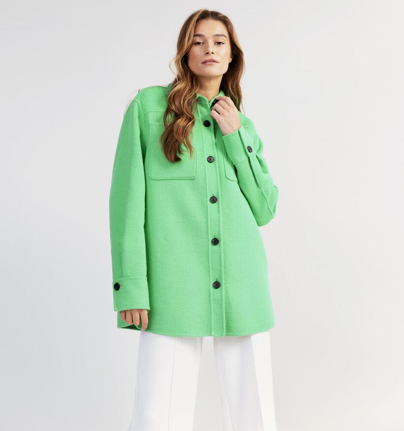comma Manteau en Vert (327314)