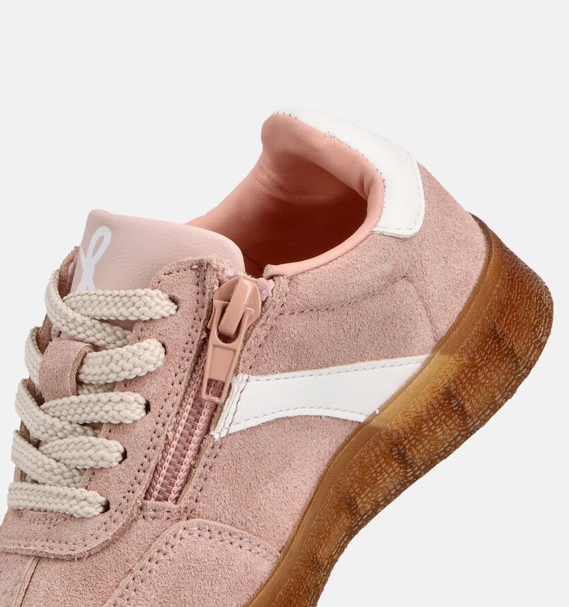 Milo & Mila Roze/Witte Sneakers voor meisjes (362977) - geschikt voor steunzolen