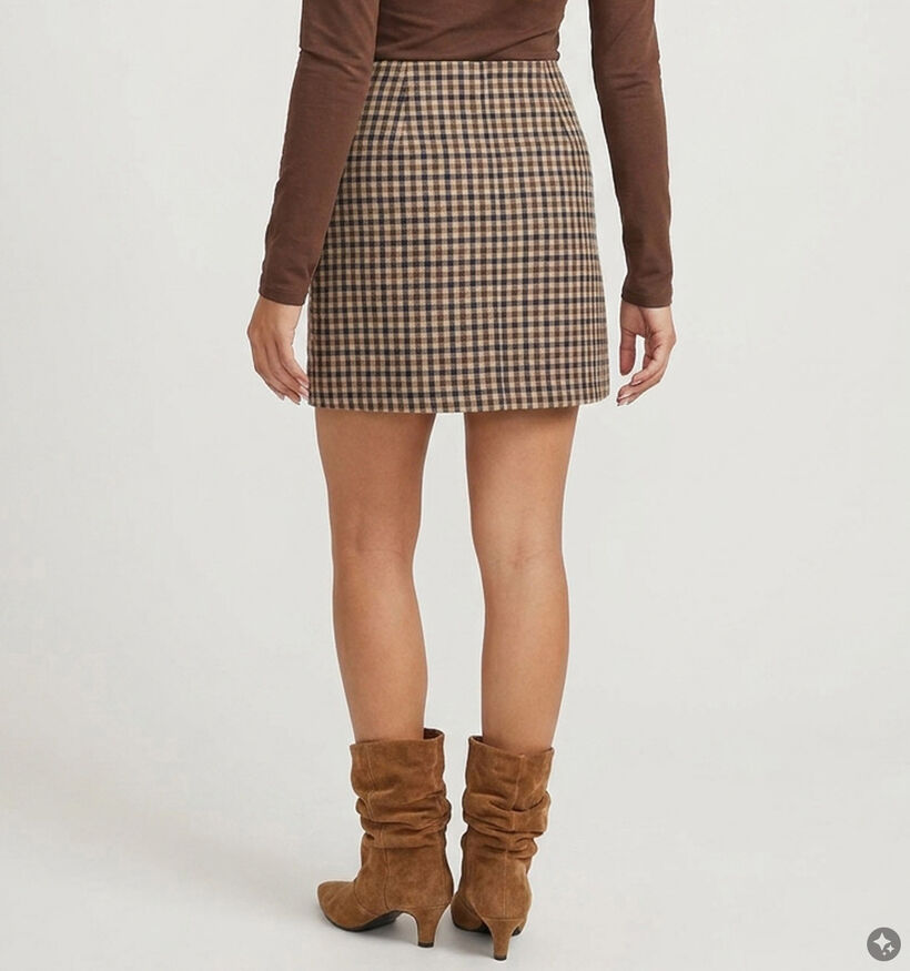 Vila Esmeralda Jupe mi-longue en Marron pour femmes (382056)