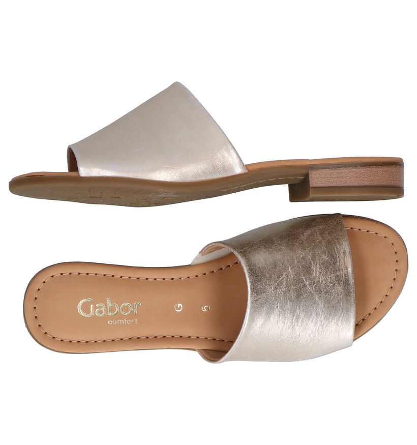 Gabor Gouden Muiltjes in leer (287782)