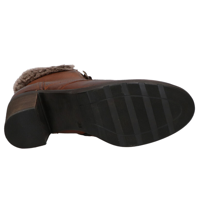 Mario Rossi Bottines à lacets en Cognac en cuir (255177)