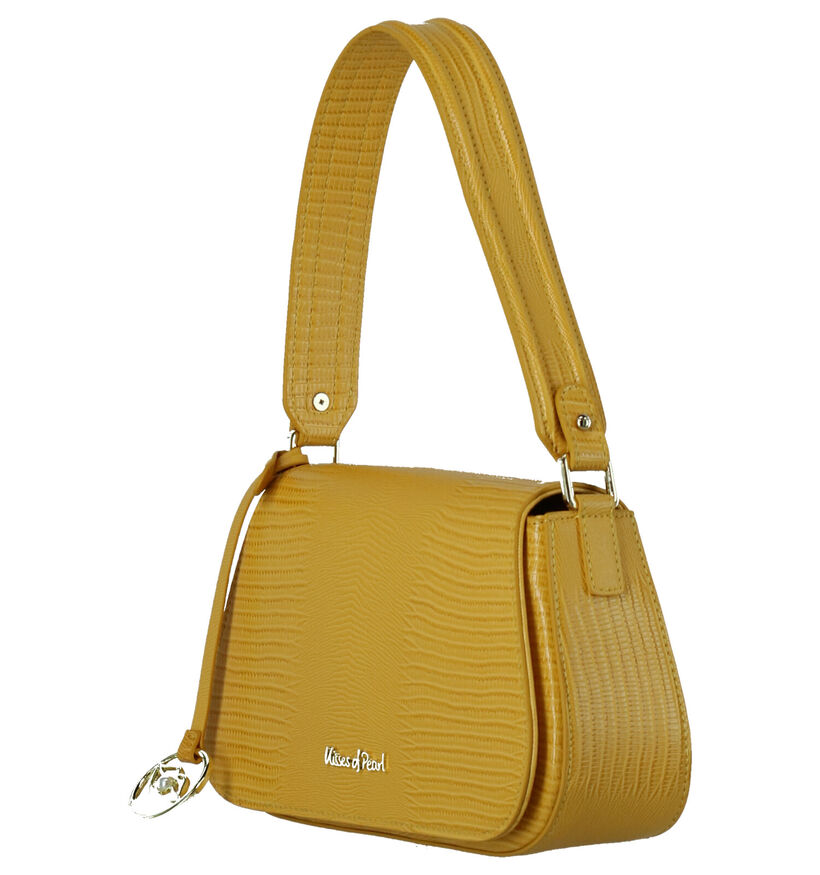 Kisses of Pearl Michelle Sac Bandoulière en Jaune en simili cuir (273748)