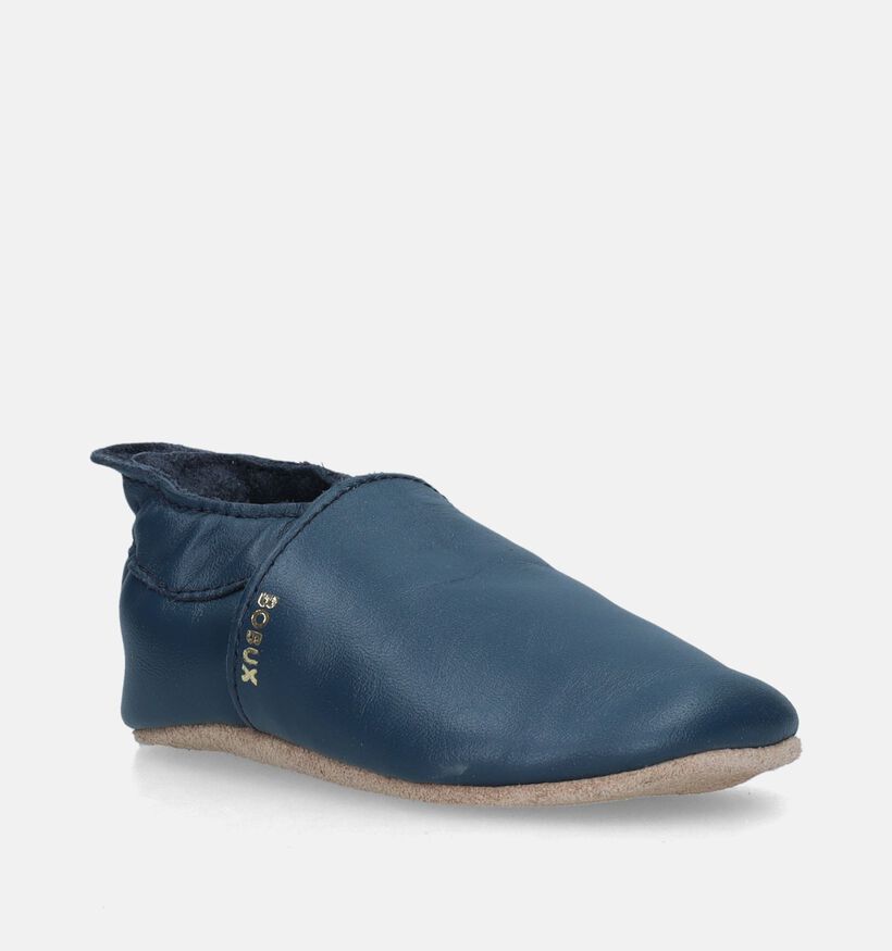 Bobux Classic Chaussons pour bébé en Bleu pour garçons, filles (294776)