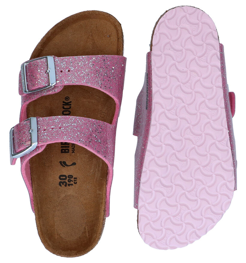 Birkenstock Arizona Gouden Slippers voor meisjes (338068)