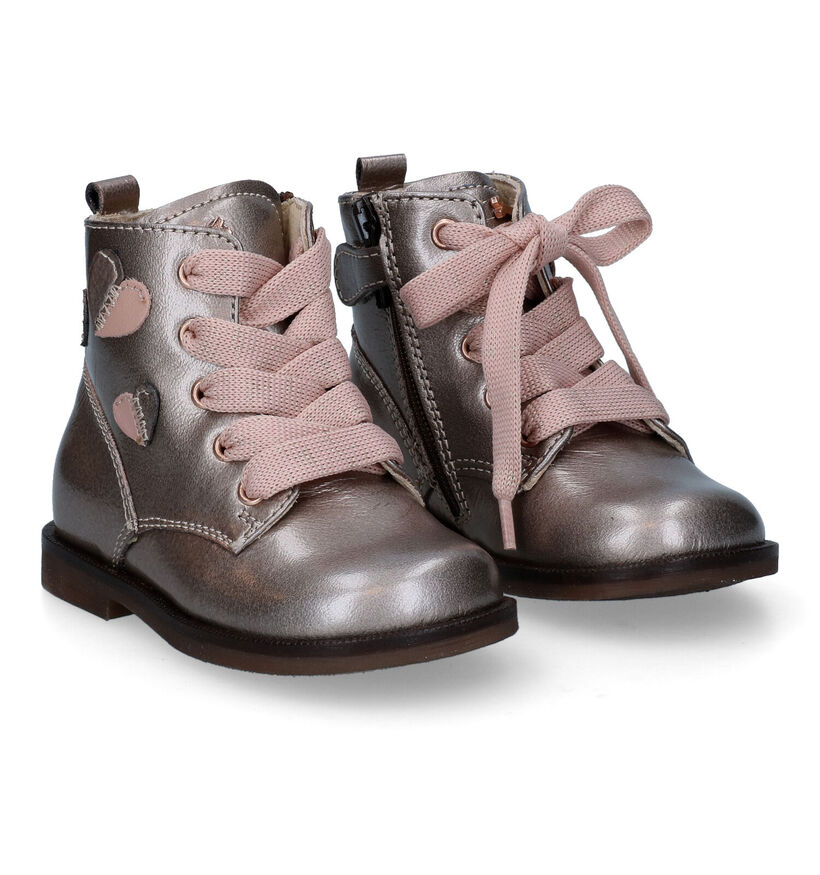 STONES and BONES Fera Bottines en Cognac pour filles (313898) - pour semelles orthopédiques