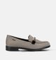 Rieker Houndstooth Beige/Zwarte Loafers voor dames (376581)