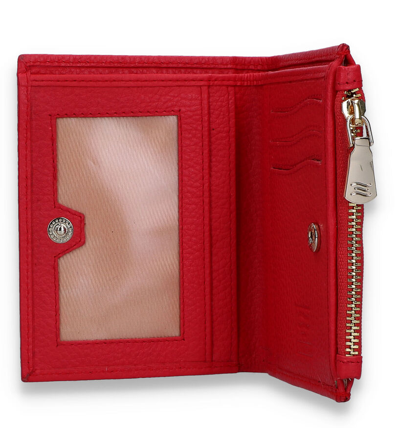 Crinkles Zwarte Ritsportemonnee voor dames (340522)