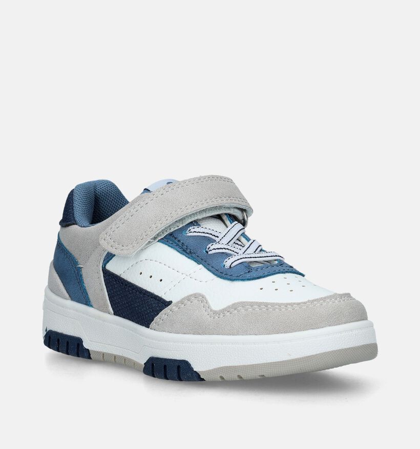 Milo & Mila Chaussures à scratch en Blanc pour garçons (338587)