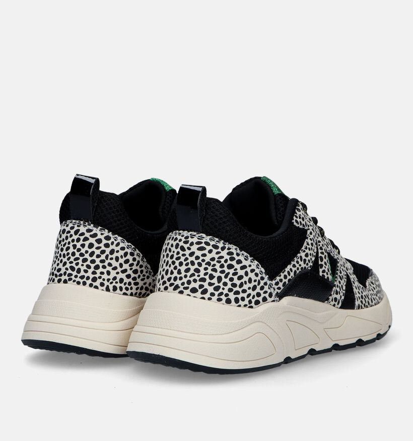 Poelman Baskets casual en Noir pour femmes (332737)