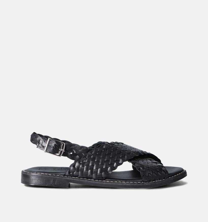 Oh My Sandals Sandales tressées en Noir pour femmes (356202)