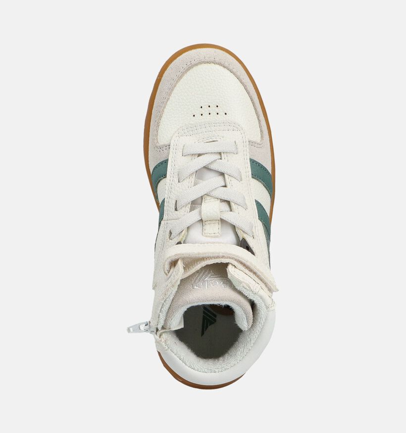 Gola Talon Baskets montantes en Blanc pour filles, garçons (361004) - pour semelles orthopédiques