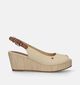 Tommy Hilfiger Iconic Elba Sling Back Wedge Beige Sandalen voor dames (336401)