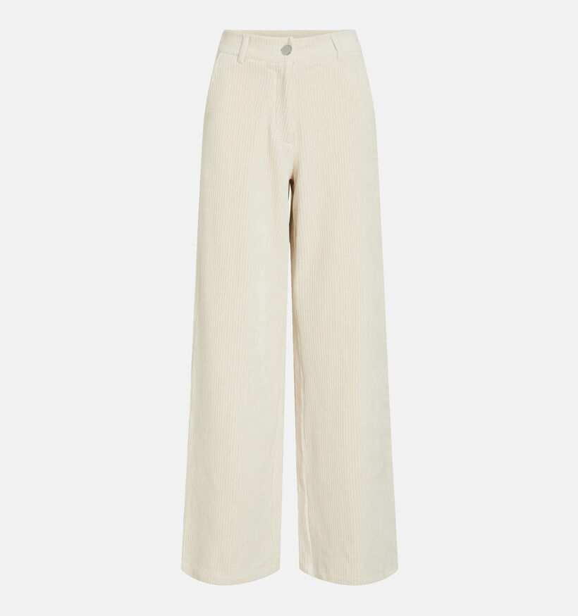 Vila Kita Corduroy Beige Geklede Broek voor dames (361307)