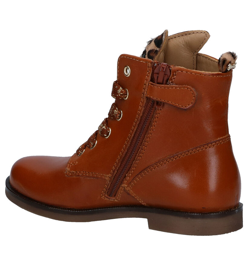 STONES and BONES Caste Bottines en Cognac pour filles (295053) - pour semelles orthopédiques