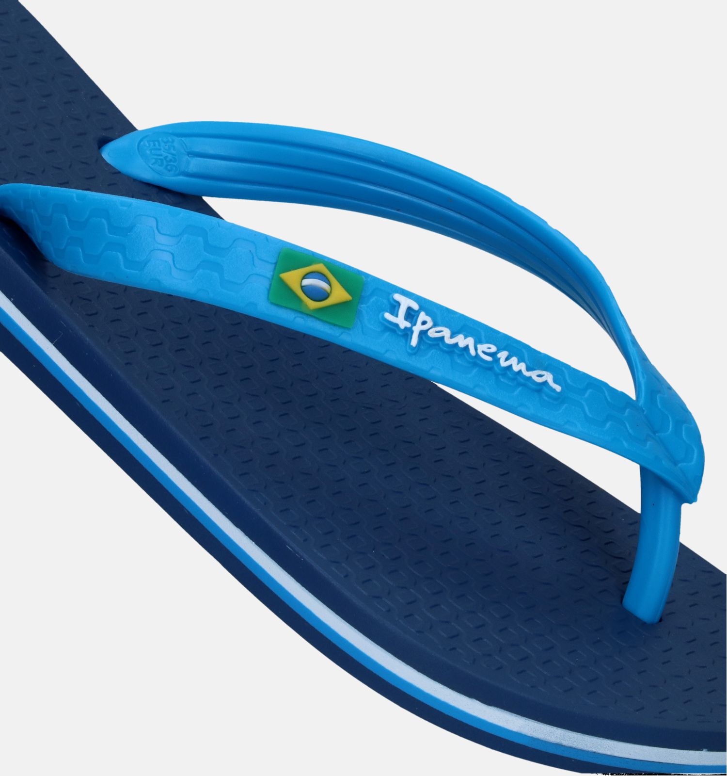 Ipanema Classic Brasil Blauwe Teenslippers Jongens Meisjes Slippers Online op TORFS.BE