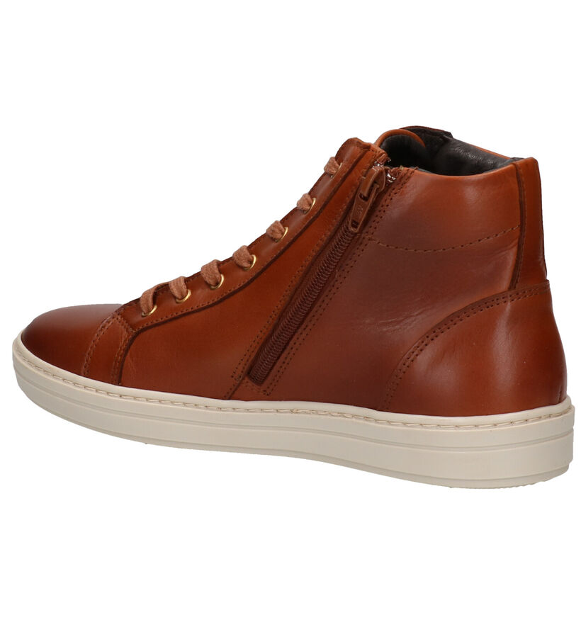 River Woods Eddie Baskets en Noir en cuir (281965)