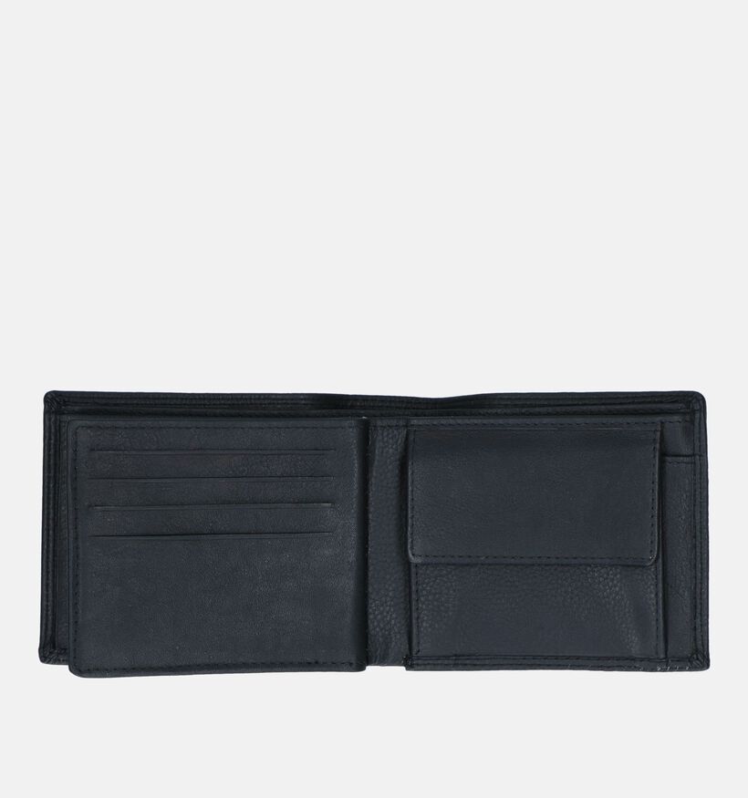 Euro-Leather Zwarte Portefeuille voor heren (353557)