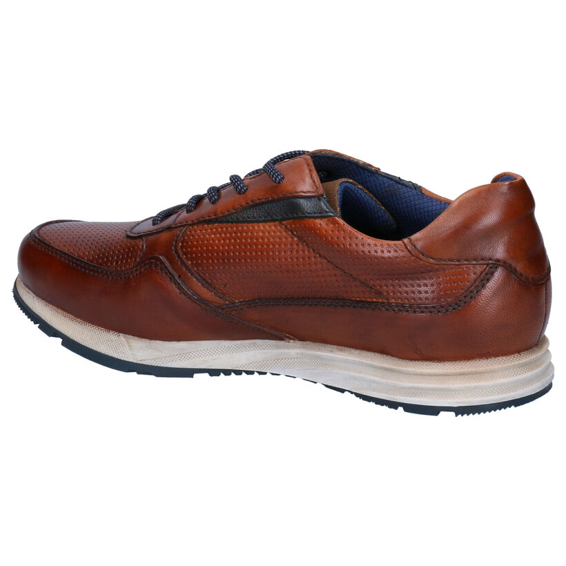 Bugatti Cognac Veterschoenen in leer (293625)