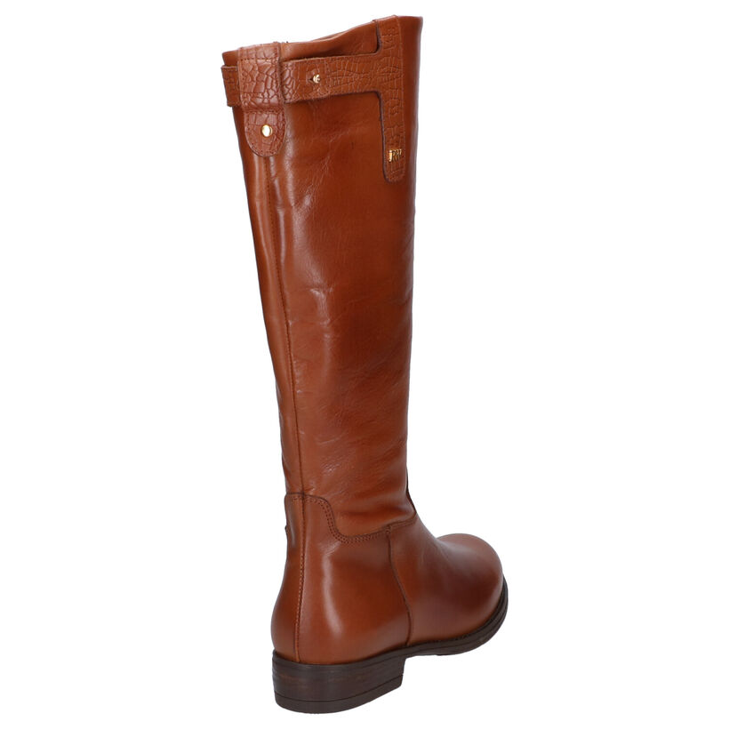 River Woods Allison Cognac Laarzen in leer (298435)