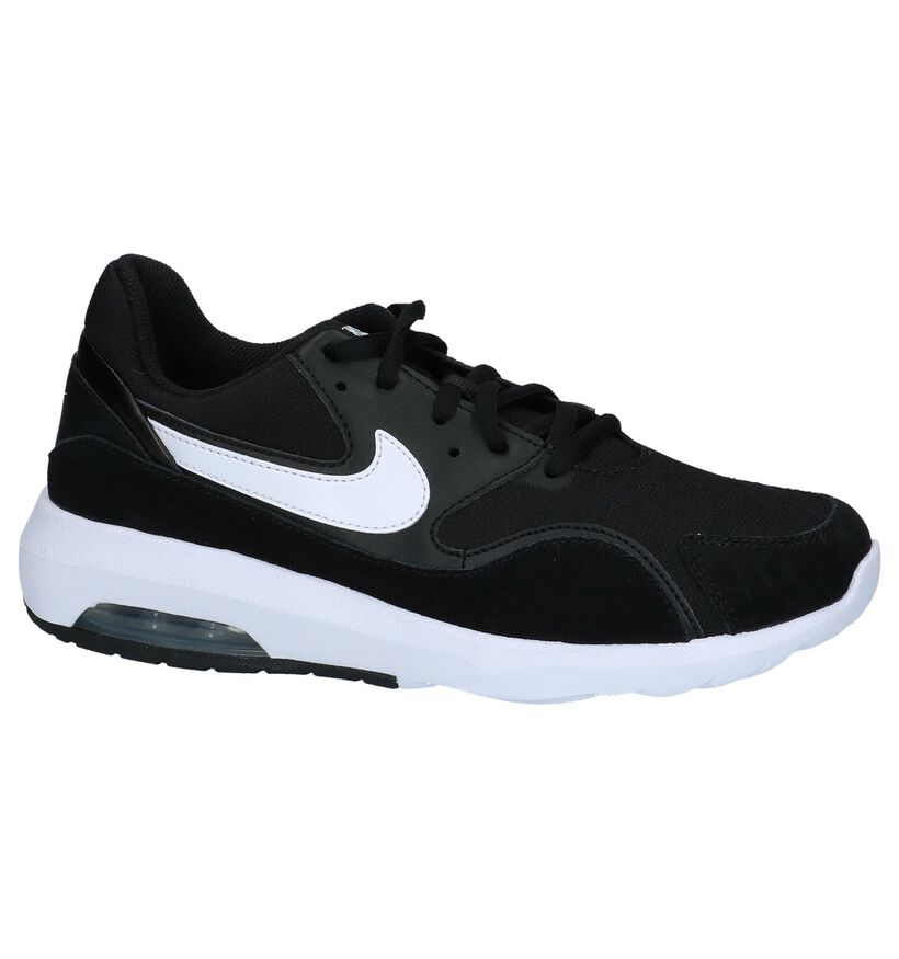 Nike Air Max Baskets basses en Noir en textile (209815)