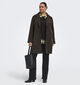ONLY Carmakoma Carrie Manteau court en Brun fonc&eacute; pour femmes (378398)