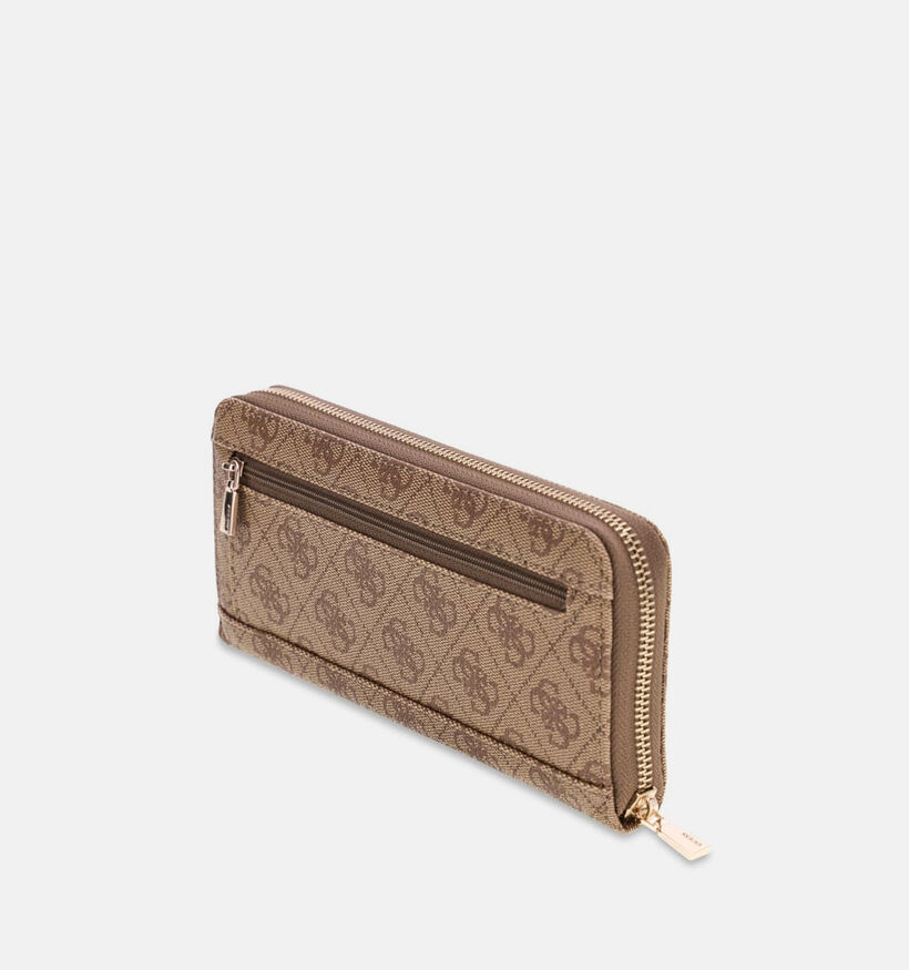 Guess Latte Logo Bruine Ritsportemonnee voor dames (372412)