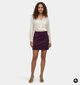 Vero Moda Donnadina Bordeaux Korte Rok voor dames (377598)