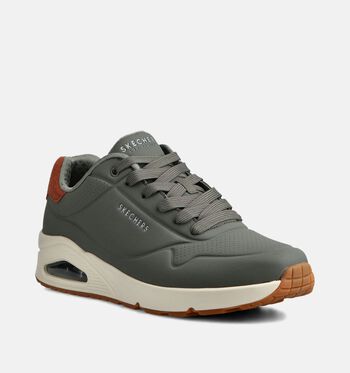 Skechers Low Sneakers Zwart/Blauw/Groen