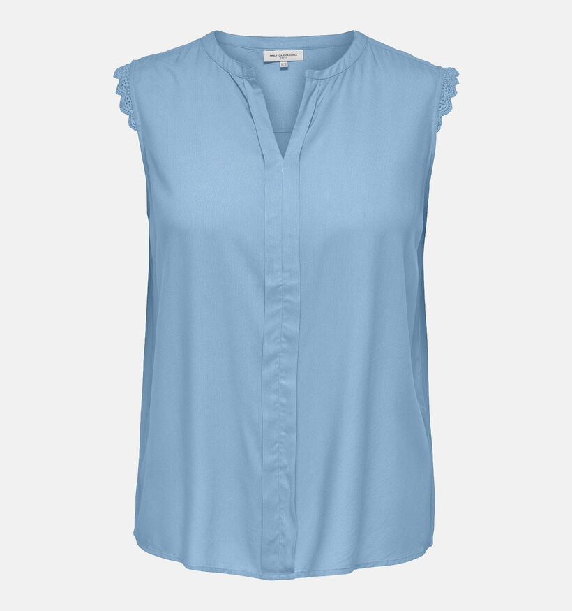 ONLY Carmakoma Mumi Blauwe Top voor dames (342915)