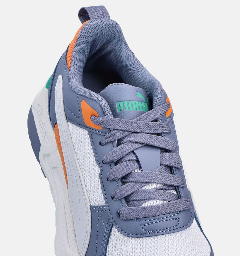 Puma Trinity 2 LT Jr Grijze Sneakers voor jongens, meisjes (366644) - geschikt voor steunzolen