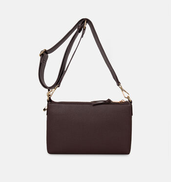 Laurent David Crossbody tassen Zwart/Cognac/Bruin/Bordeaux