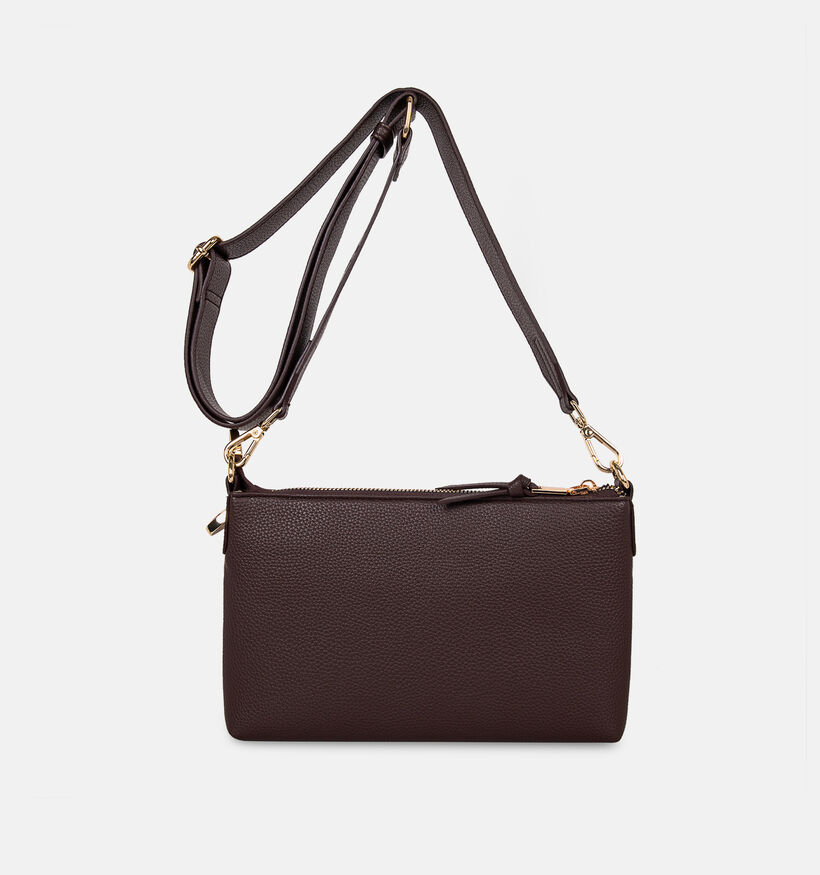 Laurent David Donkerbruine Crossbodytas voor dames (381527)
