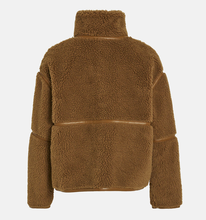 Vila Nimi Bruine Teddy jas voor dames (346103)