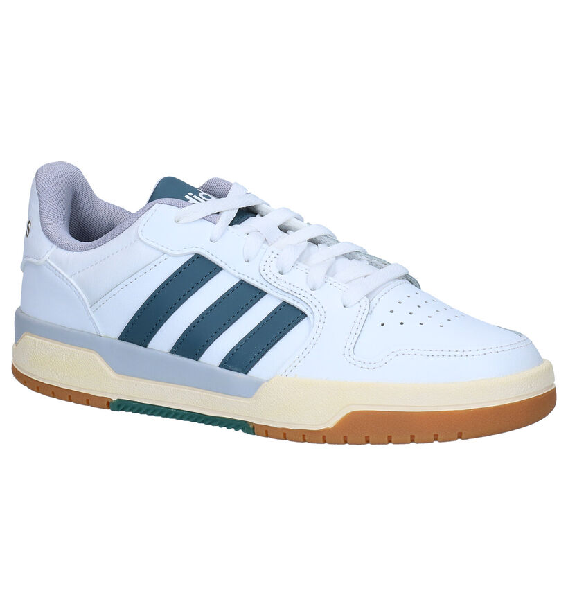 adidas Entrap Witte Sneakers in kunstleer (276466)