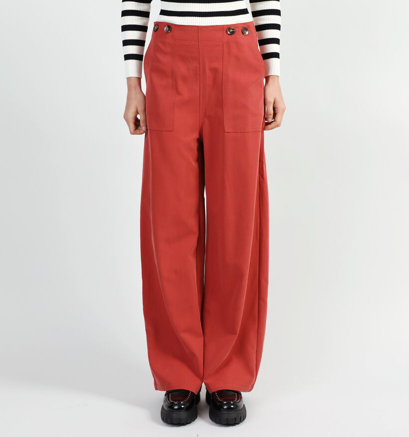 Orfeo Sabrina Rode Wijde broek voor dames (349325)