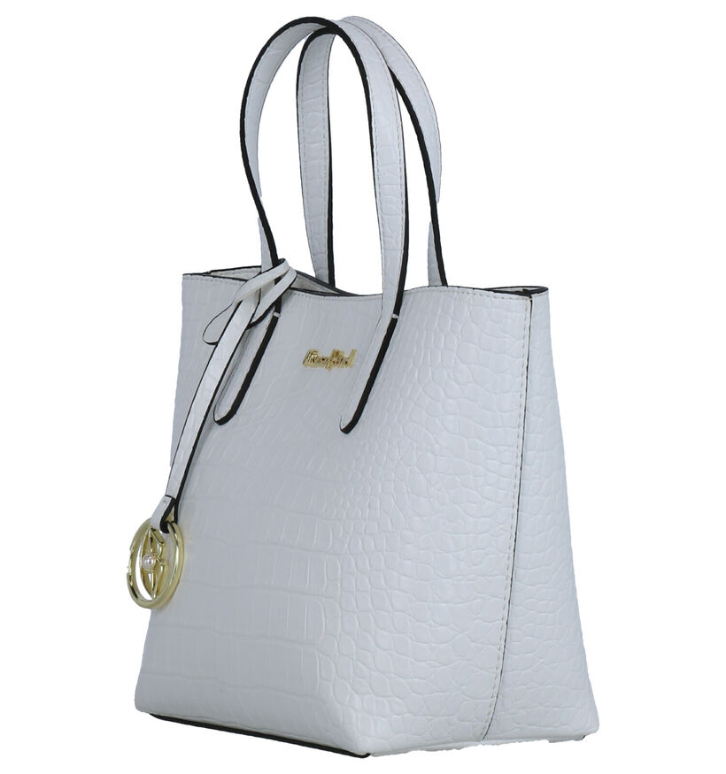 Kisses of Pearl Paula Sac à Main en Blanc en simili cuir (273757)